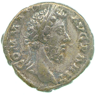 Denarius - Commodus ANN P M TR P VIIII IMP VII COS III P P; Annona front