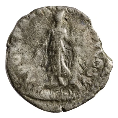 Denarius - Commodus APOL PAL P M TR P XV COS VI; Apollo back