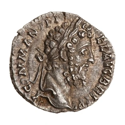 Denarius - Commodus APOL PAL P M TR P XVI COS VI; Apollo front