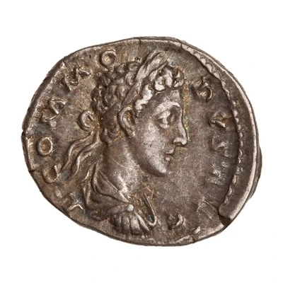 Denarius - Commodus COS P P; Salus front