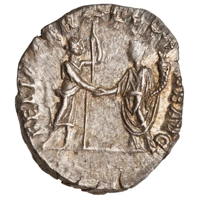 Denarius - Commodus FELIC PERPETVAE AVG; Felicitas back
