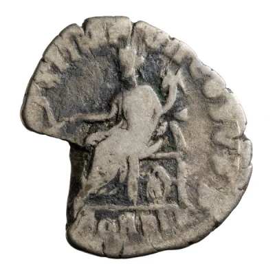 Denarius - Commodus FOR RED P M TR P XI IMP VII COS V P P; Fortuna back