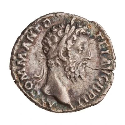 Denarius - Commodus FORTVNAE MANENTI C V P P; Fortuna front