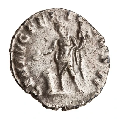 Denarius - Commodus GEN AVG FELIC COS VI; Genius back