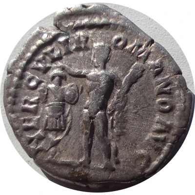 Denarius - Commodus HERCVLI ROMANO AVG; Hercules back