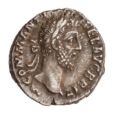 Denarius - Commodus HILAR AVG P M TR P XII IMP VIII COS V PP; Hilaritas front