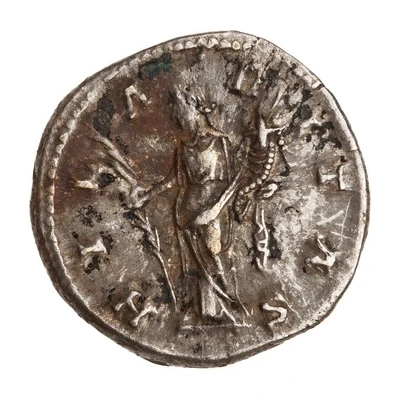 Denarius - Commodus HILARITAS; Hilaritas back