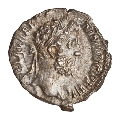 Denarius - Commodus IOM SPONSER SEC AVG; Jupiter front