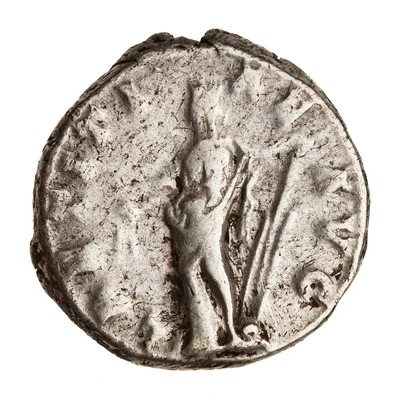 Denarius - Commodus LAETITIAE AVG; Laetitia back
