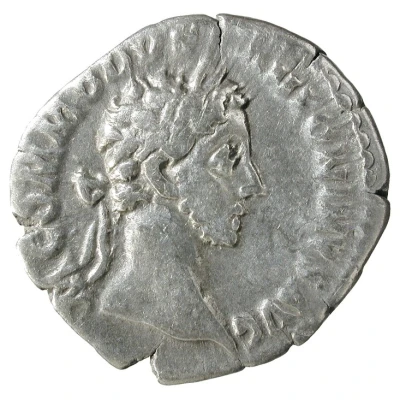 Denarius - Commodus LIB AVG TR P V IMP IIII COS II P P; Liberalitas front