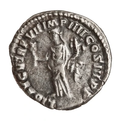 Denarius - Commodus LIB AVG V TR P VII IMP IIII COS III P P; Liberalitas back