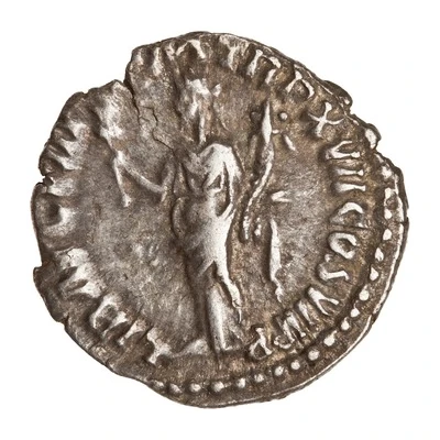 Denarius - Commodus LIB AVG VIII P M TR P XVII COS VII P P; Liberalitas back