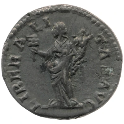 Denarius - Commodus LIBERALITAS AVG; Liberalitas back