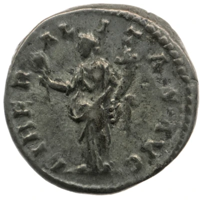 Denarius - Commodus LIBERALITAS AVG; Liberalitas back