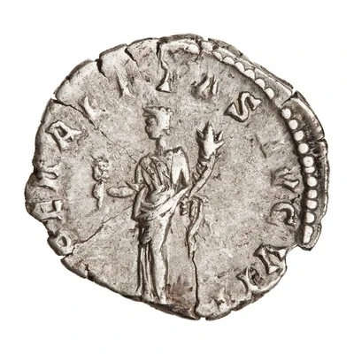 Denarius - Commodus LIBERALITAS AVG VII; Liberalitas back