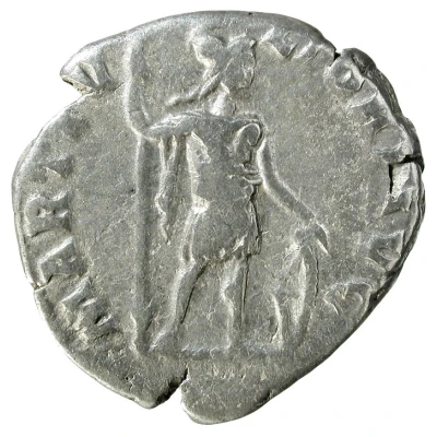 Denarius - Commodus MARTI VLTORI AVG; Mars back