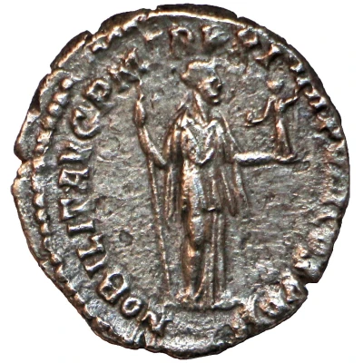 Denarius - Commodus NOBILIT AVG P M TR P XI IMP VIII COS V P P; Nobilitas back