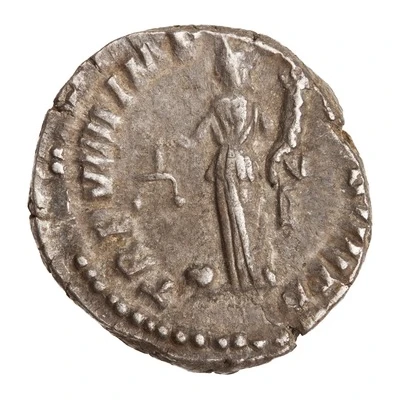 Denarius - Commodus P M TR P VIIII IMP VI COS IIII P P; Aequitas back