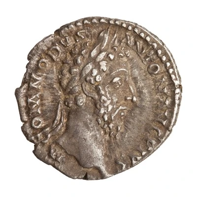 Denarius - Commodus P M TR P VIIII IMP VI COS IIII P P; Fides front