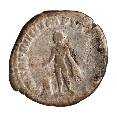 Denarius - Commodus P M TR P VIIII IMP VI COS IIII P P; Genius back