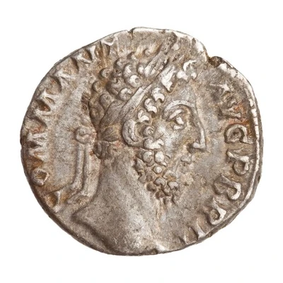Denarius - Commodus P M TR P VIIII IMP VII COS IIII P P FEL; Felicitas front