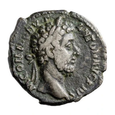Denarius - Commodus P M TR P VIIII IMP VII COS IIII P P; Genius front