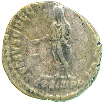 Denarius - Commodus P M TR P VIIII IMP VII COS IIII P P VOT SVSC DEC back
