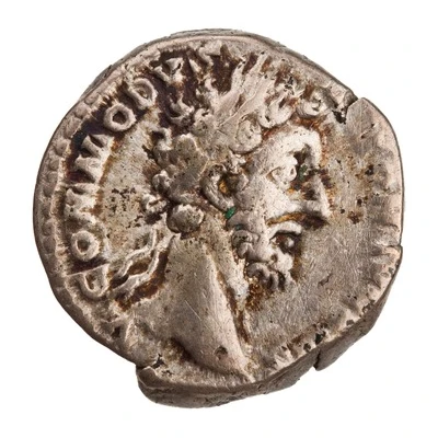 Denarius - Commodus P M TR P VIIII IMP VII COS IIII PP front