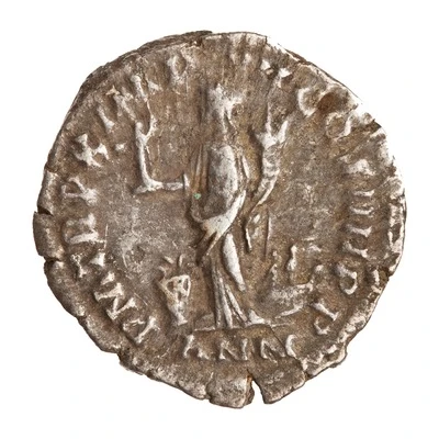 Denarius - Commodus P M TR P X IMP VII COS IIII P P ANN; Annona back