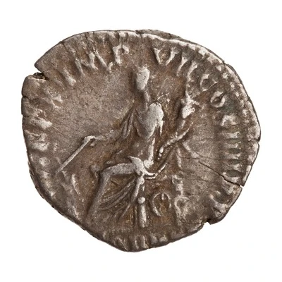 Denarius - Commodus P M TR P X IMP VII COS IIII P P FORT RED; Fortuna back