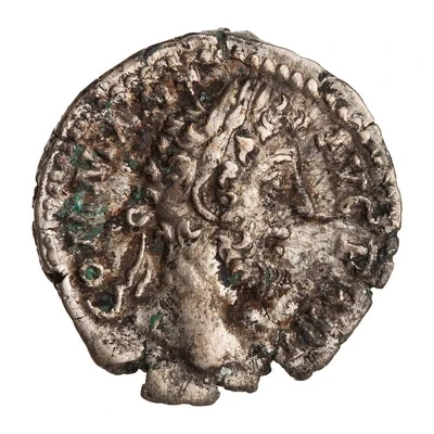 Denarius - Commodus P M TR P X IMP VII COS IIII P P ROM; Roma and Victory front