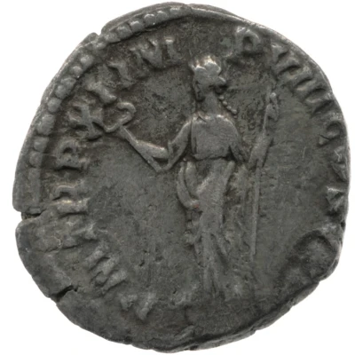 Denarius - Commodus P M TR P XI IMP VII COS V P P; Felicitas back