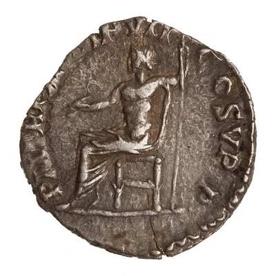 Denarius - Commodus P M TR P XI IMP VII COS V P P; Jupiter back