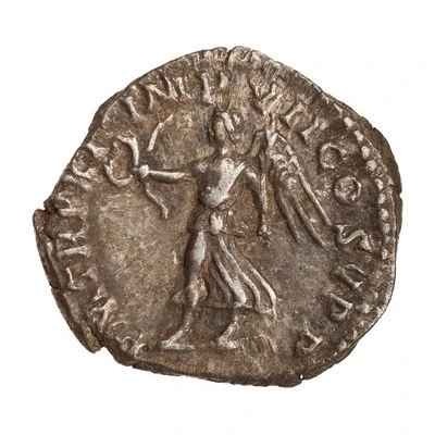Denarius - Commodus P M TR P XI IMP VII COS V P P; Victory back