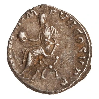 Denarius - Commodus P M TR P XI IMP VII COS V P P back