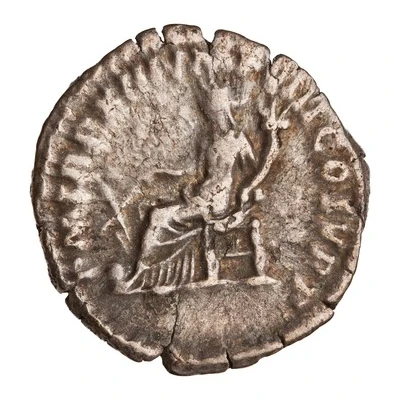 Denarius - Commodus P M TR P XIII IMP VIII COS V P P; Fortuna back