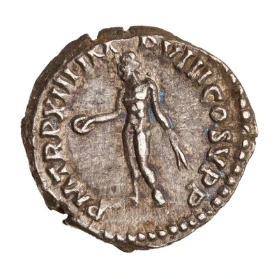 Denarius - Commodus P M TR P XIII IMP VIII COS V P P; Genius back