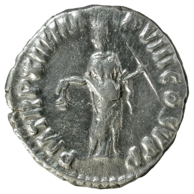 Denarius - Commodus P M TR P XIII IMP VIII COS V P P; Libertas back