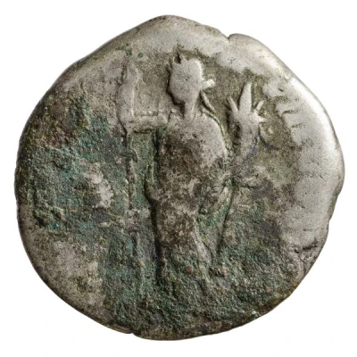 Denarius - Commodus P M TR P XVII IMP VIII COS VII P P; Fides back