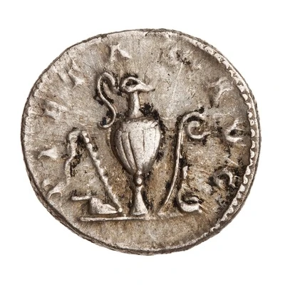 Denarius - Commodus PIETAS AVG back