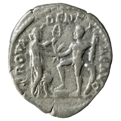 Denarius - Commodus PROVIDENTIAE AVG; Hercules back