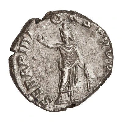 Denarius - Commodus SERAPIDI CONSERV AVG; Serapis back