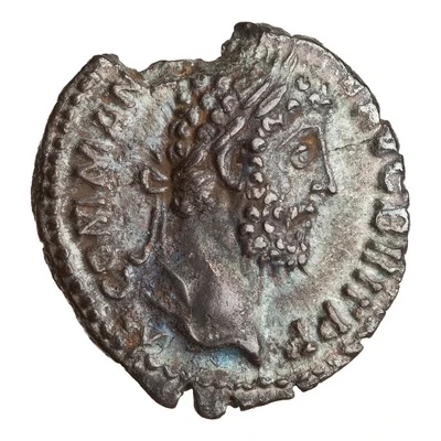 Denarius - Commodus TEMP FELIC P M TR P XV COS VI front