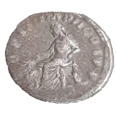 Denarius - Commodus TR P II IMP II COS P P; Salus back