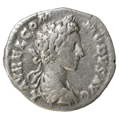 Denarius - Commodus TR P IIII IMP II COS P P; Salus front