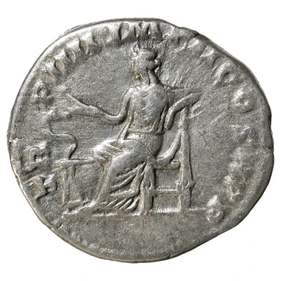 Denarius - Commodus TR P IIII IMP II COS P P; Salus back
