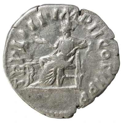 Denarius - Commodus TR P IIII IMP II COS P P; Salus back