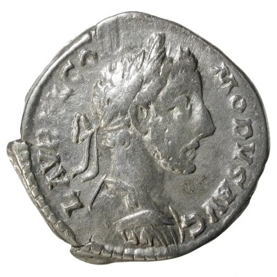 Denarius - Commodus TR P V IMP IIII COS II P P; Fortuna front