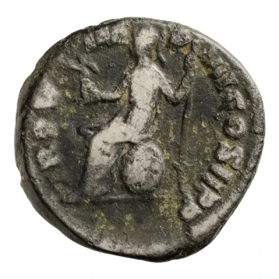 Denarius - Commodus TR P V IMP IIII COS II P P; Minerva and Victory back