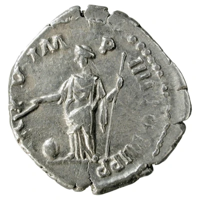Denarius - Commodus TR P V IMP IIII COS II P P; Providentia back